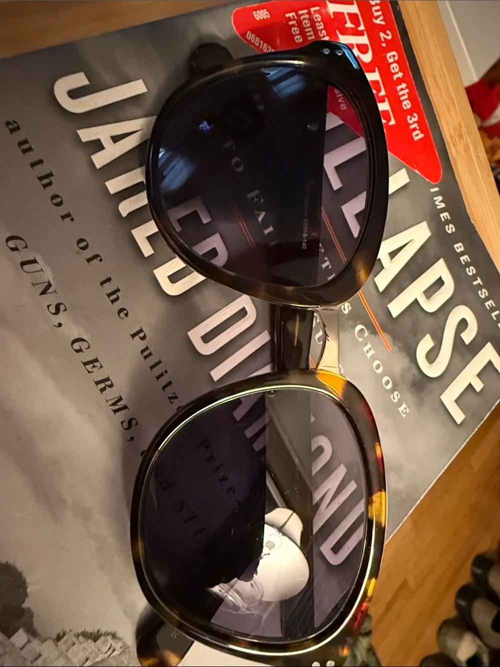 Kam Dhillon Tortoiseshell Sunglasses - Dark Lenses
